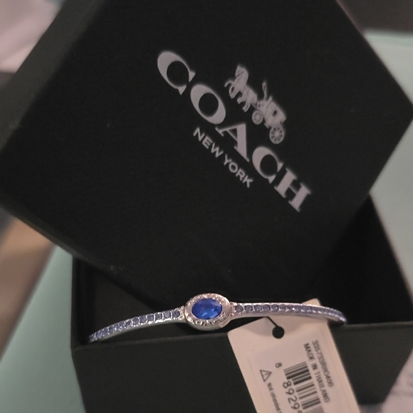Coach Sapphire Blue Stone Bracelet - Picture 1 of 7